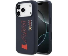 Red Bull Raudona Bull Raudona Bull Silicone MV1 MagSafe dėklas skirtas Apple iPhone 17 Pro Navy