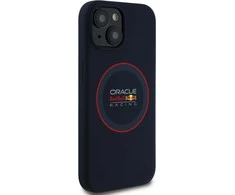 Red Bull Raudona Bull Raudona Bull RBHMP14S24SIILVR Apple iPhone 14 6.1″ kietas dėklas navy Silicone Raudona Ring MagSafe
