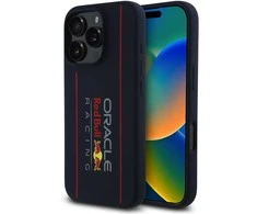 Red Bull Raudona Bull Raudona Bull silikoninis Vertical Logo MagSafe Apple iPhone 16 Pro Max dėklas telefonui mėlynos spalvos