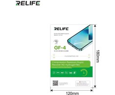 Dėklas RELIFE GF-4 HD hidrogelio atkūrimo folija išmaniesiems telefonams, 50 vnt. pakuotė