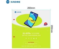 Dėklas SUNSHINE SS-057R+ 360° hidrogelinės plėvelės išmaniesiems telefonams pakuotė 25 vnt.