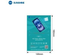„SUNSHINE UV-1“ UV stiklo pluošto plėvelės išmaniesiems telefonams, 25 vnt. pakuotė