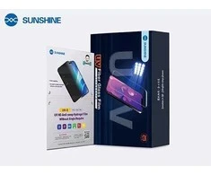 Dėklas „SUNSHINE UV-2 HD“ hidrogelio plėvelės išmaniesiems telefonams nuo atšokimo, 25 vnt. pakuotė