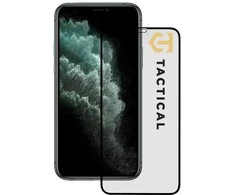 Tactical apsauginis stiklas Shield 5D skirtas Apple iPhone 11 Pro Max / XS Max su juodos spalvos krašteliu