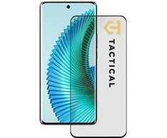 Tactical apsauginis stiklas Shield 5D skirtas Honor Magic6 Lite 5G su juodos spalvos krašteliu