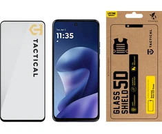 Tactical Glass Shield 5D for Motorola Moto G37 Power Juodas