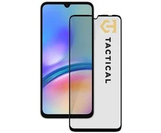 Tactical apsauginis stiklas Shield 5D skirtas Samsung Galaxy A05/A05s su juodos spalvos krašteliu
