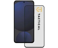 Tactical Apsauginis stiklas Shield 5D skirtas Samsung Galaxy S24 FE su juodos spalvos krašteliu