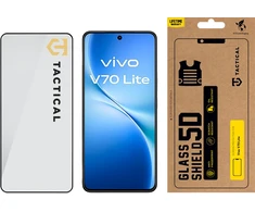 Tactical Glass Shield 5D for Vivo V70 Lite Juodas