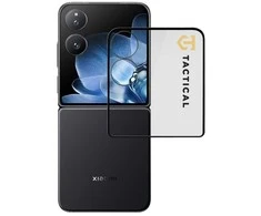 Tactical apsauginis stiklas Shield 5D skirtas Xiaomi Mix Flip juodos spalvos
