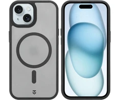 Dėklas Tactical MagForce Hypersand dangtelis Apple iPhone 15, asfalto spalvos