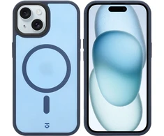Dėklas Tactical MagForce Hypersand dangtelis Apple iPhone 15 tamsiai mėlyna