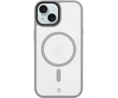 Dėklas Tactical MagForce Hypersand dangtelis Apple iPhone 15 šviesiai pilkas