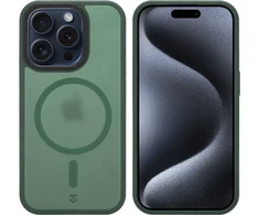 Dėklas Tactical MagForce Hypersand Cover for Apple iPhone 15 Pro Forest Žalias
