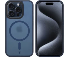 Dėklas Tactical MagForce Hypersand Cover for Apple iPhone 15 Pro Deep Mėlyna