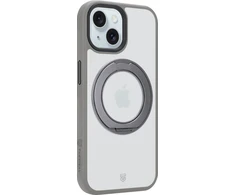 Dėklas Tactical MagForce Hyperstand dangtelis Apple iPhone 15, šviesiai pilkas