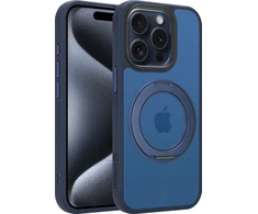 Dėklas Tactical MagForce Hyperstand dangtelis Apple iPhone 15 Pro tamsiai mėlynas