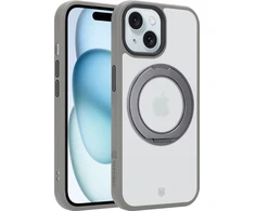 Dėklas Tactical MagForce Hyperstand dangtelis Apple iPhone 15, šviesiai pilkas