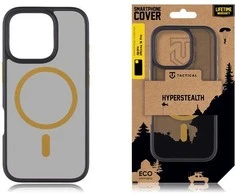 Tactical MagForce Hyperstealth 2.0 dėklas telefonui Apple iPhone 16 Pro juodos ir geltonos spalvos
