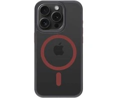 Tactical MagForce Hyperstealth 2.0 dėklas telefonui Apple iPhone 15 Pro juodos ir raudonos spalvos