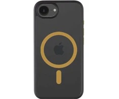 Tactical MagForce Hyperstealth 2.0 dėklas telefonui Apple iPhone 16e juodos ir geltonos spalvos
