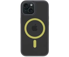 Tactical MagForce Hyperstealth 2.0 dėklas telefonui Apple iPhone 15 juodos ir geltonos spalvos