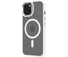 Dėklas Tactical MagForce Hyperstealth 3.0 Cover for Apple iPhone 15 Snow Baltas