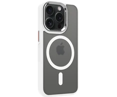 Dėklas Tactical MagForce Hyperstealth 3.0 Cover for Apple iPhone 15 Pro Snow Baltas