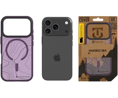 Dėklas Tactical MagForce Hyperstealth Sika dangtelis, skirtas Apple iPhone 17 Pro/18 Pro, bordinio dūmo spalvos