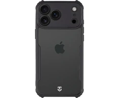 Dėklas Tactical Quantum Stealth Cover, skirtas Apple iPhone 18 Pro Max, skaidrus/juodas