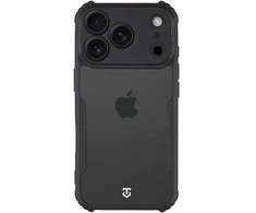 Tactical Quantum Stealth dėklas skirtas Apple iPhone 17 Pro skaidrus/juodos spalvos