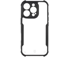 Tactical Quantum Stealth dėklas skirtas Apple iPhone 16 Pro skaidrus ir juodos spalvos