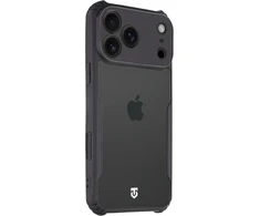 Dėklas Tactical Quantum Stealth Cover, skirtas Apple iPhone 18 Pro Max, skaidrus/juodas