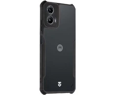 Dėklas Tactical Taktinis kvantinis slaptas dangtelis, skirtas Motorola G34 skaidrus/juodas