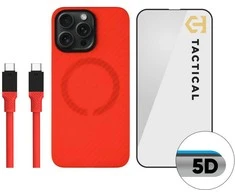Dėklas Tactical Raudona Limited Edition Combo pro Apple iPhone 15 Pro Max