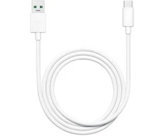 DL129 OPPO USB-C duomenų kabelis Greitas įkrovimas 65W 1m Baltas (masinis)