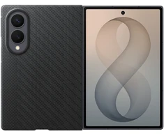 Dėklas KF971SBE Carbon Magnet Samsung Galaxy Fold 8, Juodas