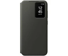 Telefono dėklas Samsung Galaxy S24 FE Smart View, juodas (pažeista pakuotė)