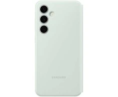 Telefono dėklas Samsung Galaxy S24 FE Smart View, mėtinis