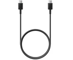 EP-DA705BBE Samsung USB-C/USB-C duomenų kabelis 3A 1 m juodas (pažeidimų paketas)