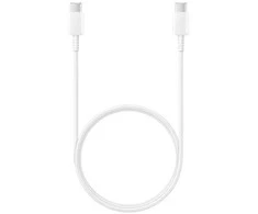 EP-DA905BWE Samsung USB-C/USB-C duomenų kabelis 3A 1m baltos spalvos (Bulk)