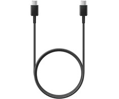 EP-DW767JBE Samsung USB-C/USB-C duomenų kabelis 3A 1.8m juodos spalvos (OOB Bulk)
