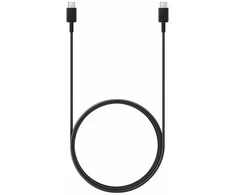 EP-DX310JBE Samsung USB-C/USB-C duomenų kabelis 3A 1.8m juodos spalvos (Bulk)