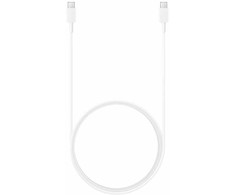 EP-DX310JWE Samsung USB-C/USB-C duomenų kabelis 3A 1.8m baltos spalvos (Bulk)