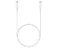 EP-T1510EWE + EP-DA705BWE Samsung 15W kelioninis įkroviklis + USB-C/USB-C Data kabelis baltos spalvos (OOB Bulk)