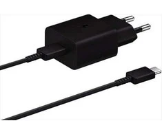 Įkroviklis Samsung EP-T2510XBEGEU 25W + USB-C kabelis juodas