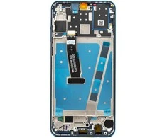 Dėklas For_Huawei LCD Ekranas + Touch Unit + priekinis dangtelis Huawei P30 Lite Mėlyna (48MP nuotraukai)