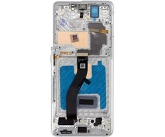 Dėklas For_Samsung LCD display + Touch Unit + Front Cover for Samsung SM-G998 Galaxy S21 Ultra Baltas