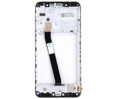 For_Xiaomi LCD Ekranas + Touch Unit + priekinis dangtelis, skirtas Xiaomi Redmi 7A Juodas (be logotipo)