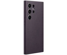 Dėklas „Samsung Galaxy S24 Ultra Vegan“ odinis dangtelis tamsiai violetinis